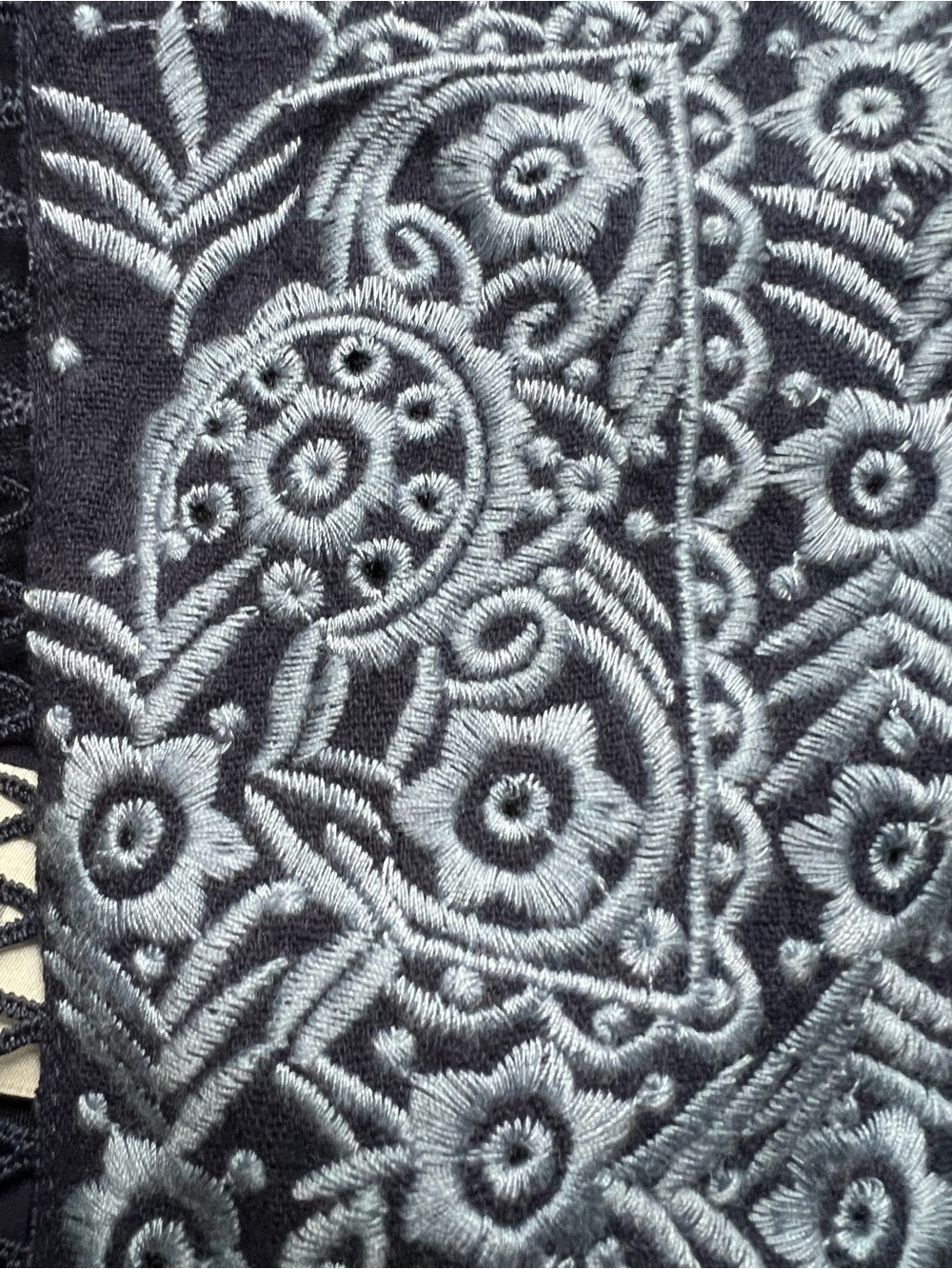 NWT Wrap London Embroidered
Crinkle Cotton & Linen Dress 6 - Picture 8 of 15